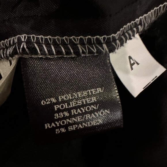 ANN TAYLOR WOMENS BLACK WHITE 12 PETITE PANTS NEW - Picture 7 of 8